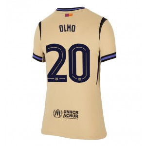 Fotbalové Dres Barcelona Dani Olmo #20 Dámské Venkovní Oblečení 2025-26 Krátký Rukáv